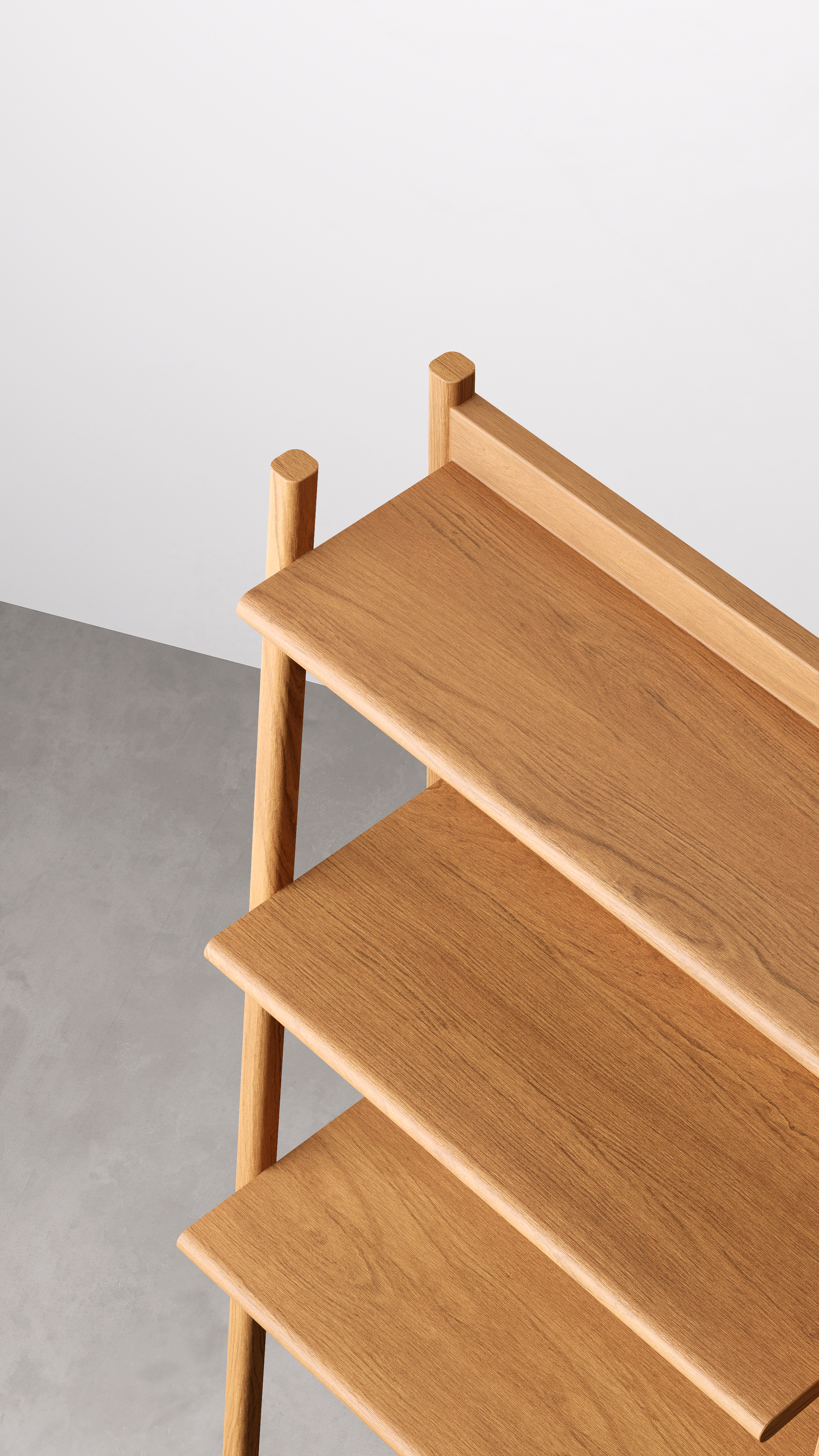 Mueble servicio Tri-shelf