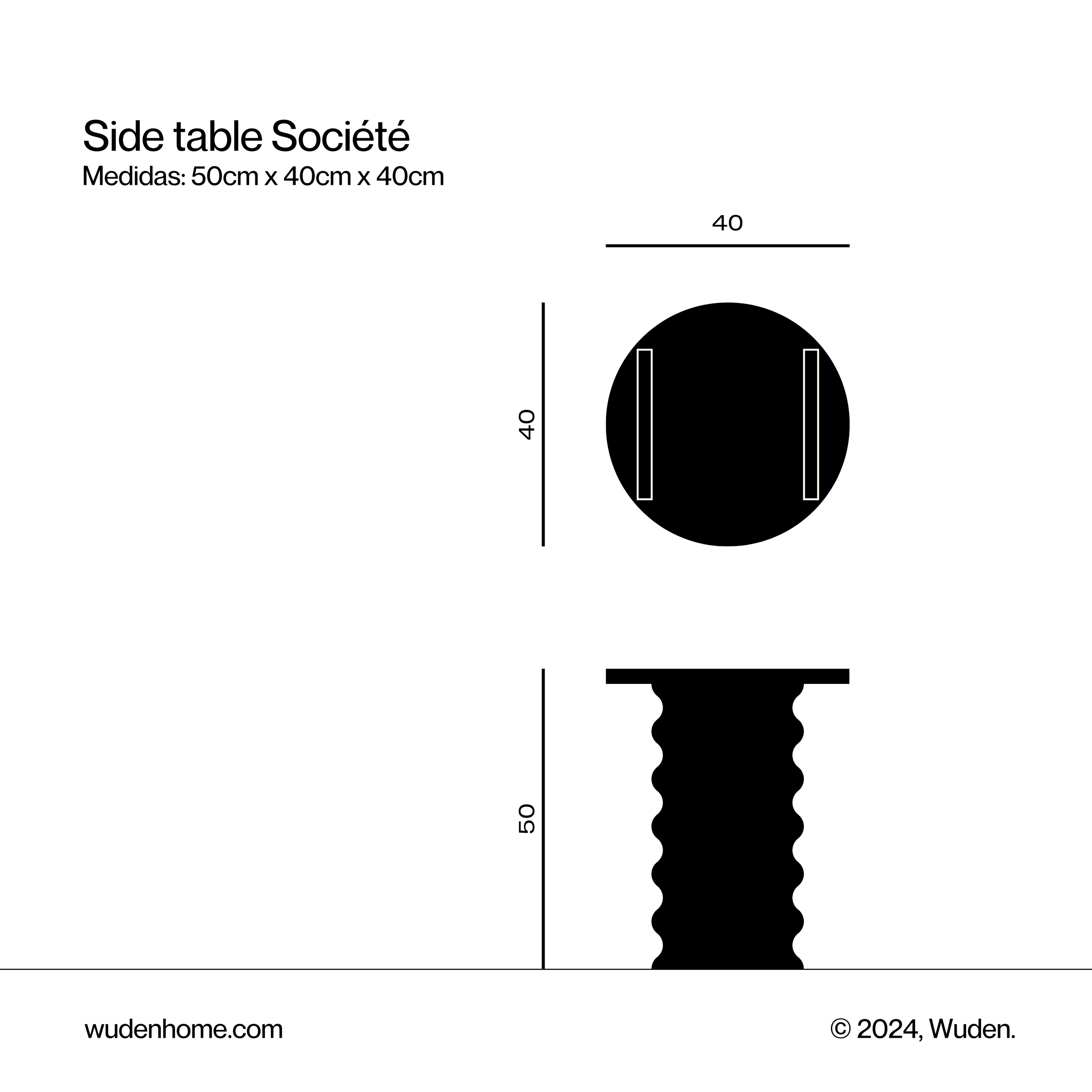 Side table Société