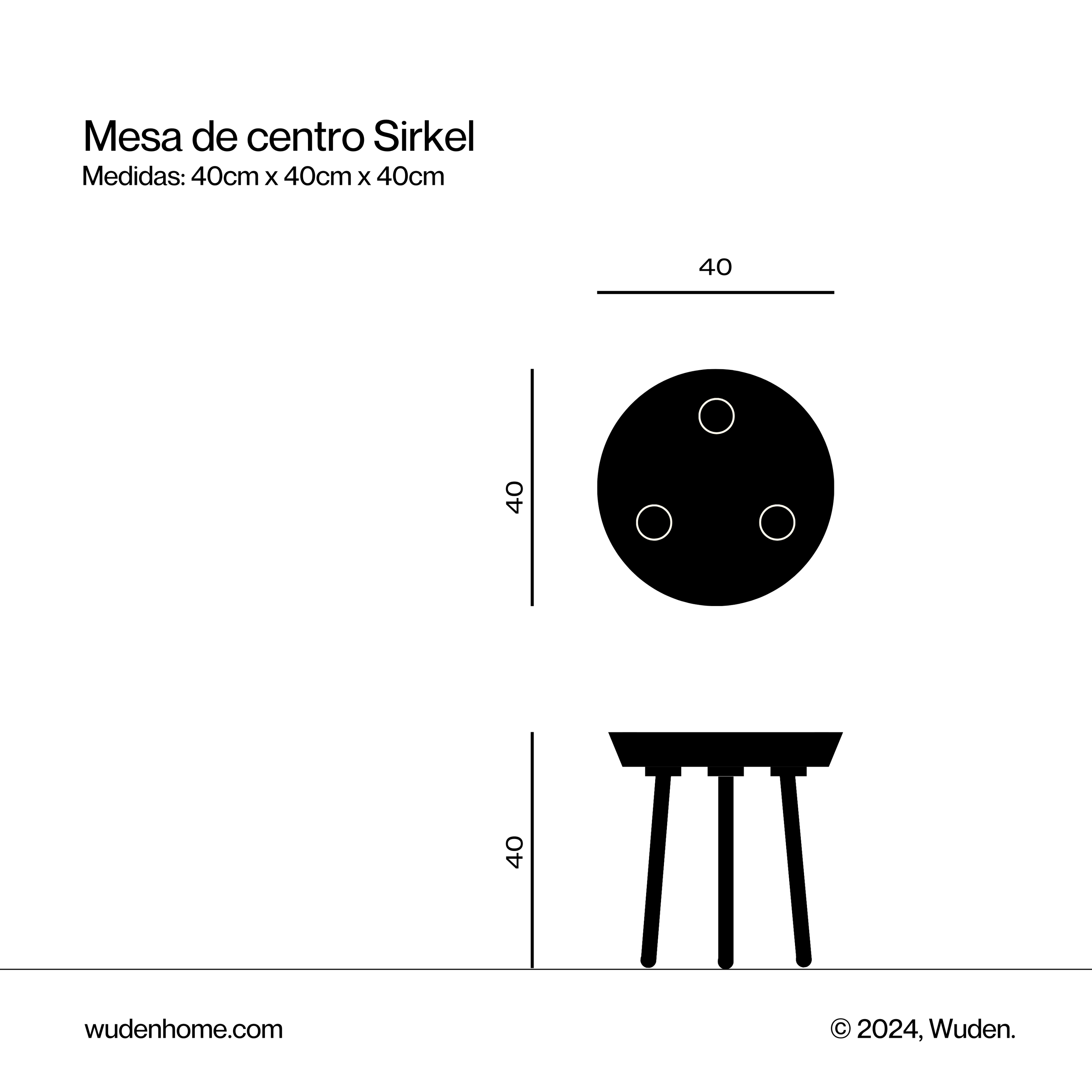 Mesa de centro Sirkel