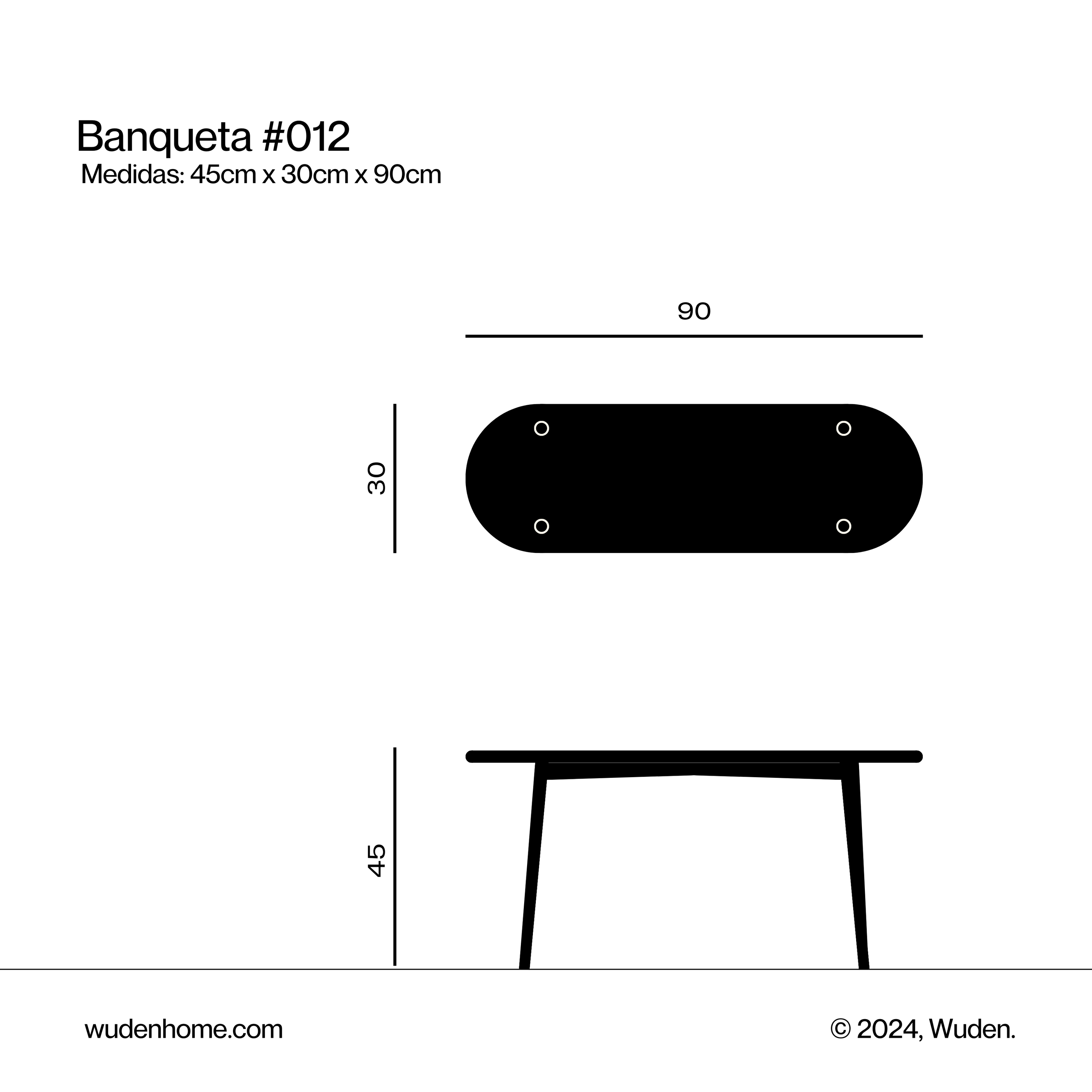 Banqueta #012