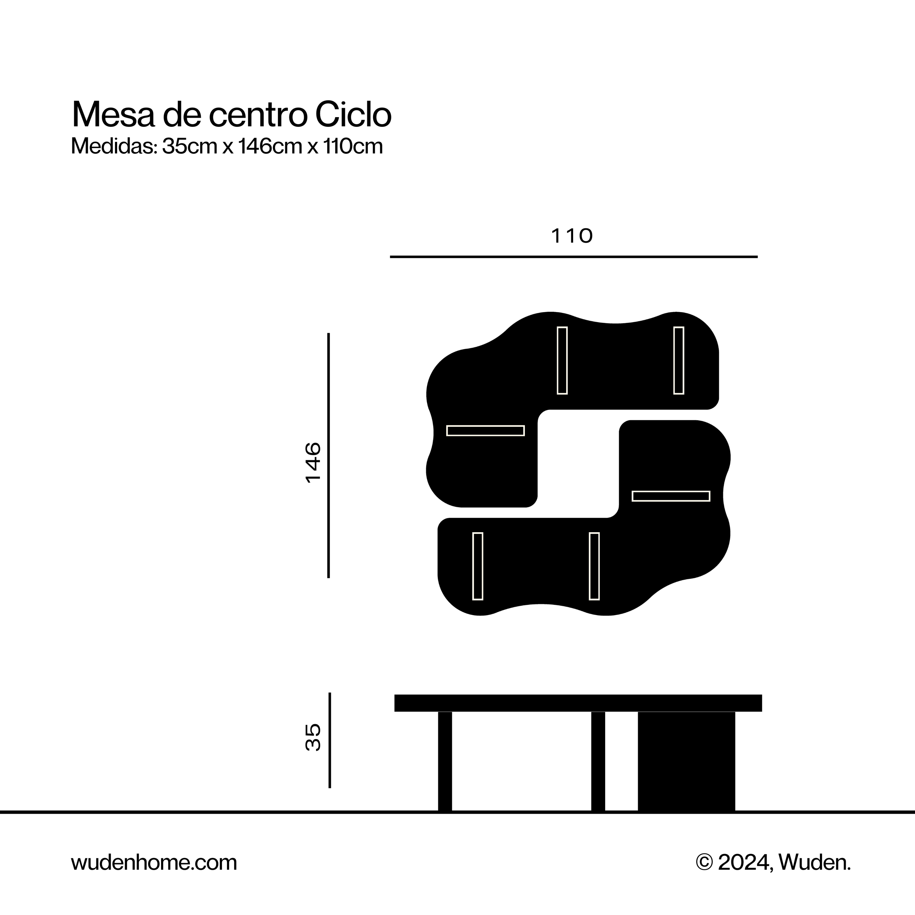 Mesa de centro Ciclo