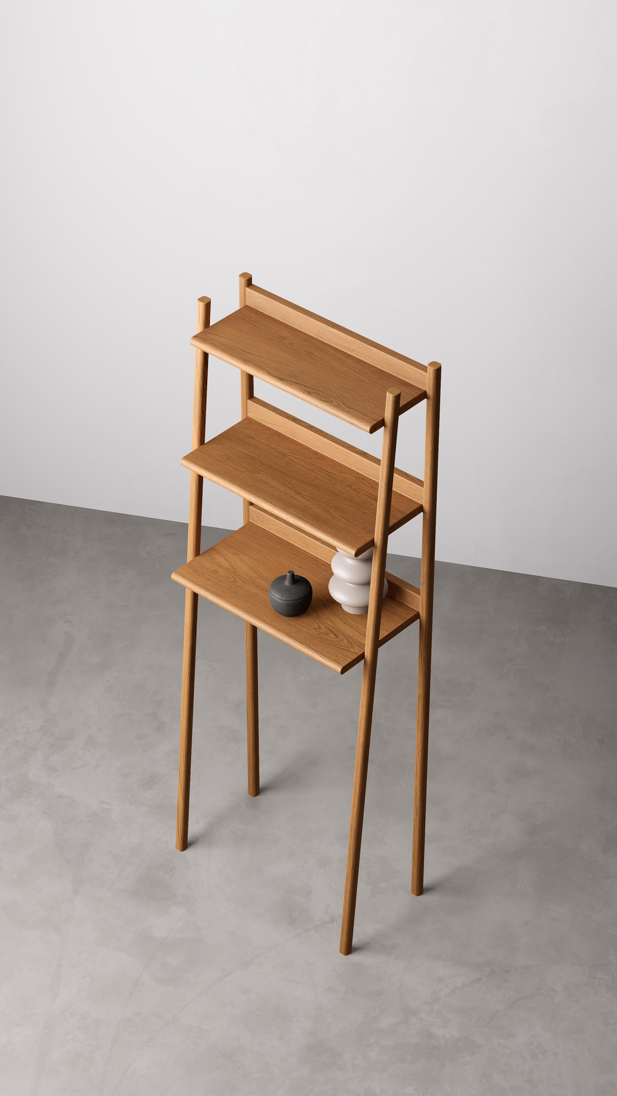 Mueble servicio Tri-shelf