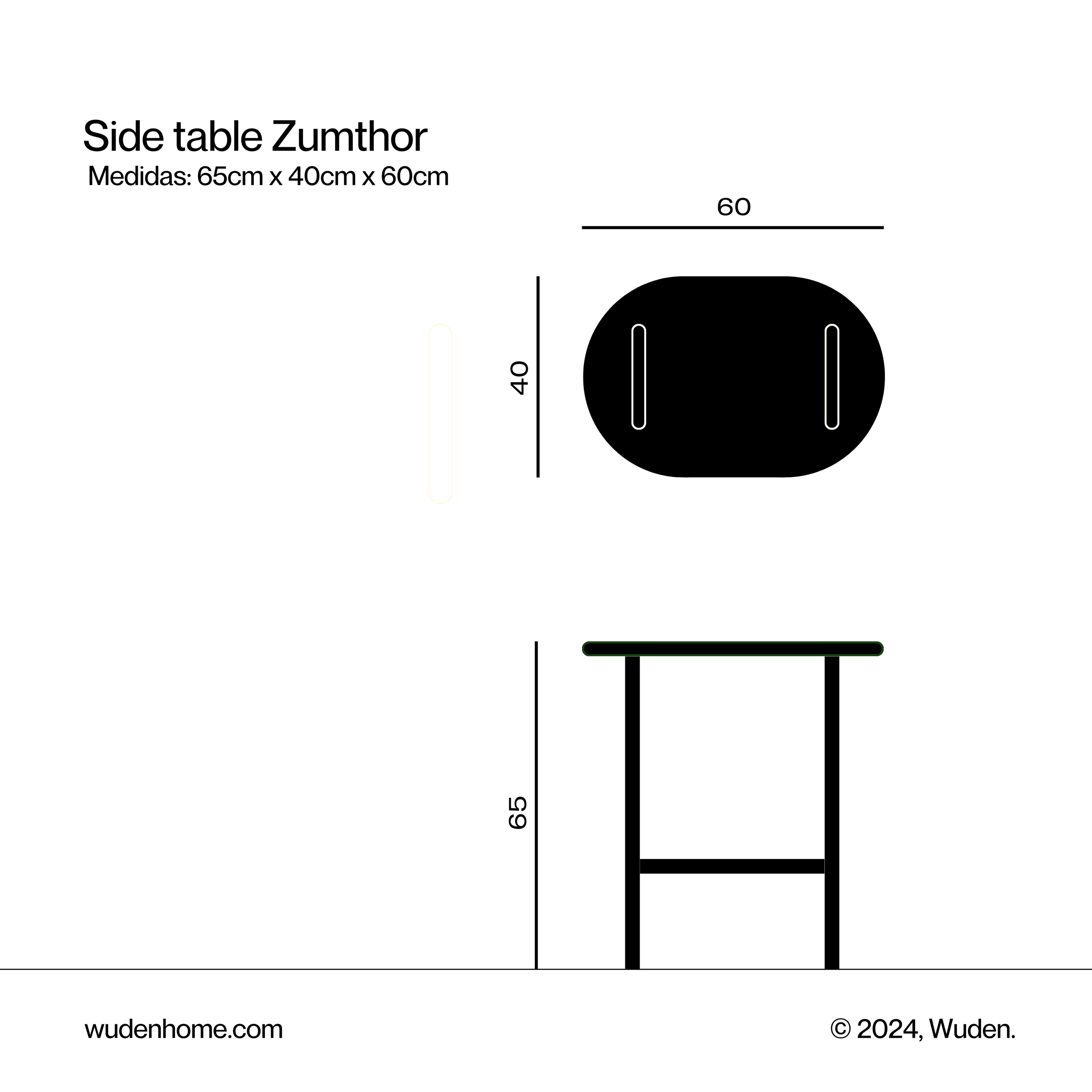 Side table Zumthor